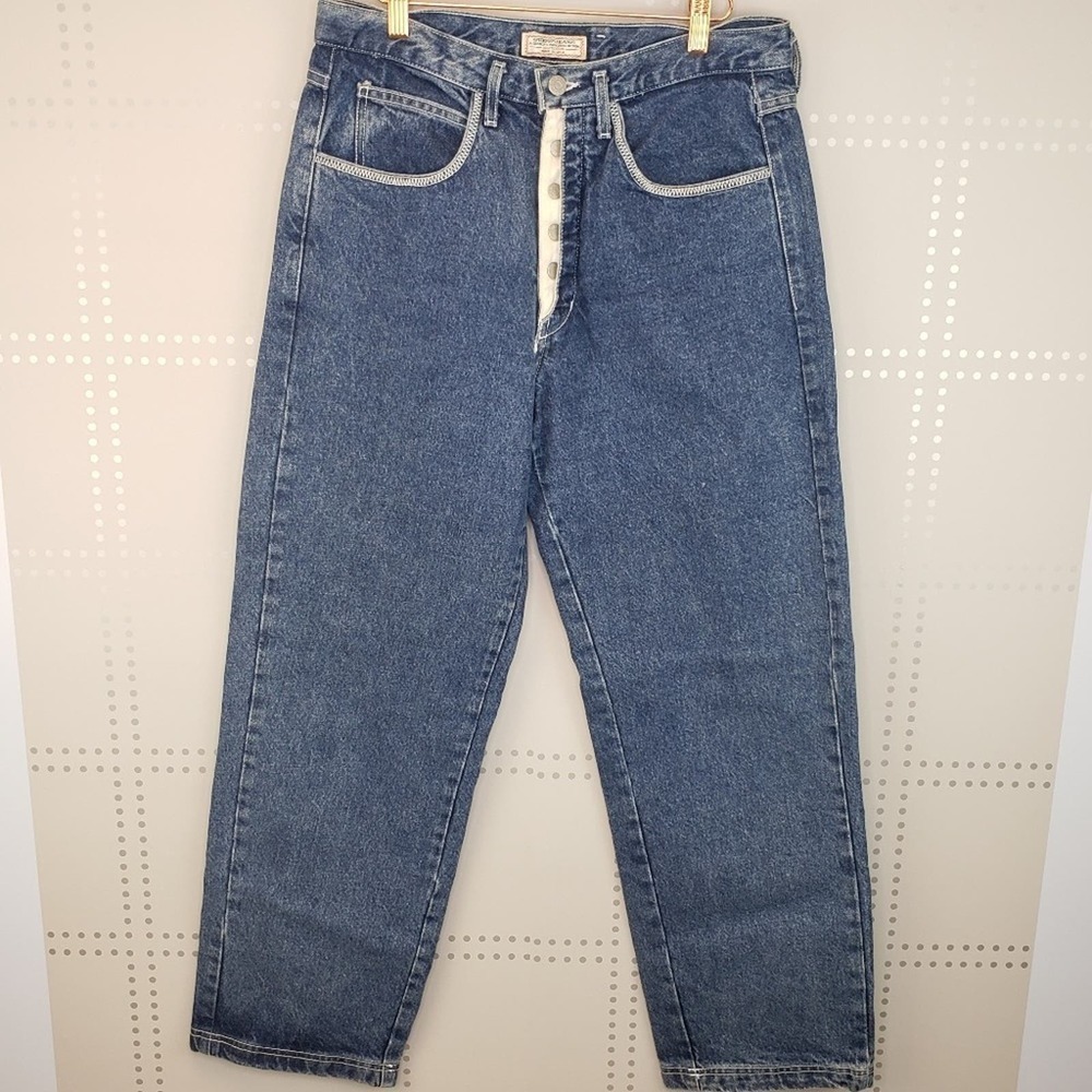 Vintage Guess 90's High Waisted Button Fly Mom Jeans‎ SZ 2 (Guess Sizing)